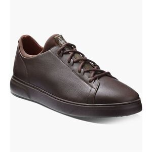 Samuel Hubbard Men’s Minimalist Flight Leather Sneaker Brown on Brown Lace-up